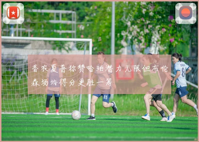 香农夏普称赞哈珀潜力无限但布伦森场均得分更胜一筹
