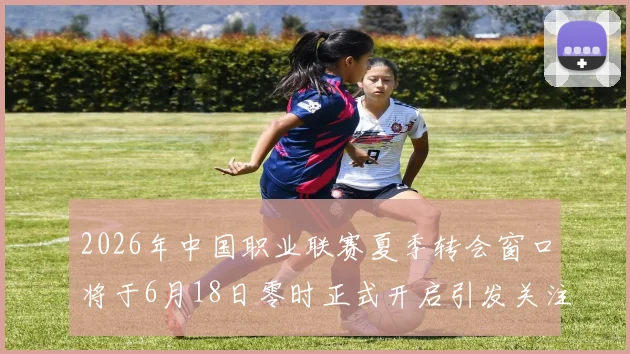 2026年中国职业联赛夏季转会窗口将于6月18日零时正式开启引发关注